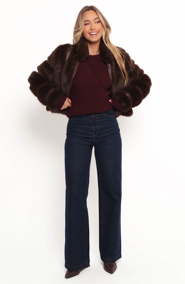 Petal & Pup Velma Faux Fur Channel Jacket, Alternate, color, 
