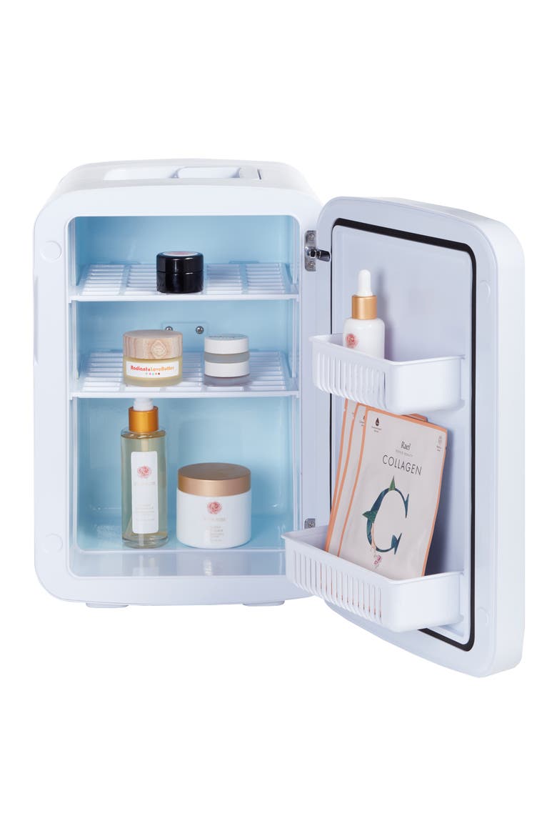 The Vibe Whiteboard 15L Thermoelectric Mini Beauty Fridge & Warmer, Alternate, color, WHITE