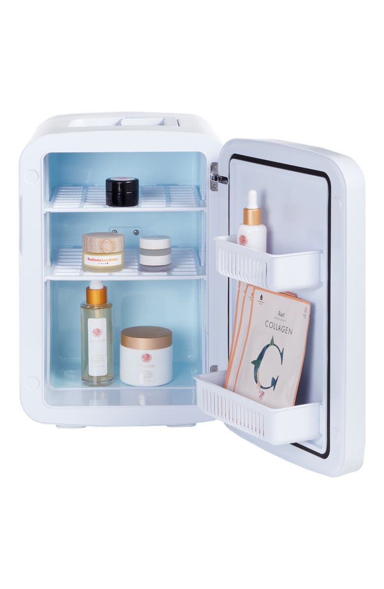 COOLULI The Vibe Whiteboard 15L Thermoelectric Mini Beauty Fridge & Warmer, Alternate, color, 