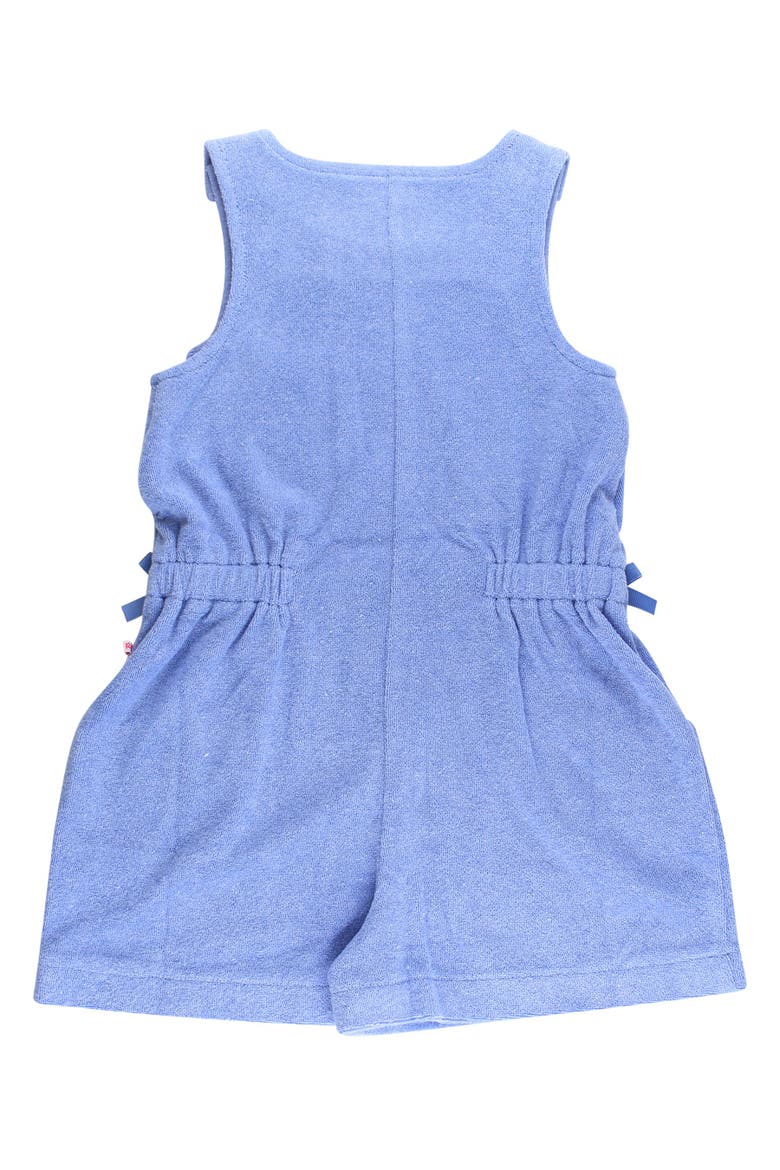 Girls Terry Cover-Up Romper, Alternate, color, Periwinkle Blue