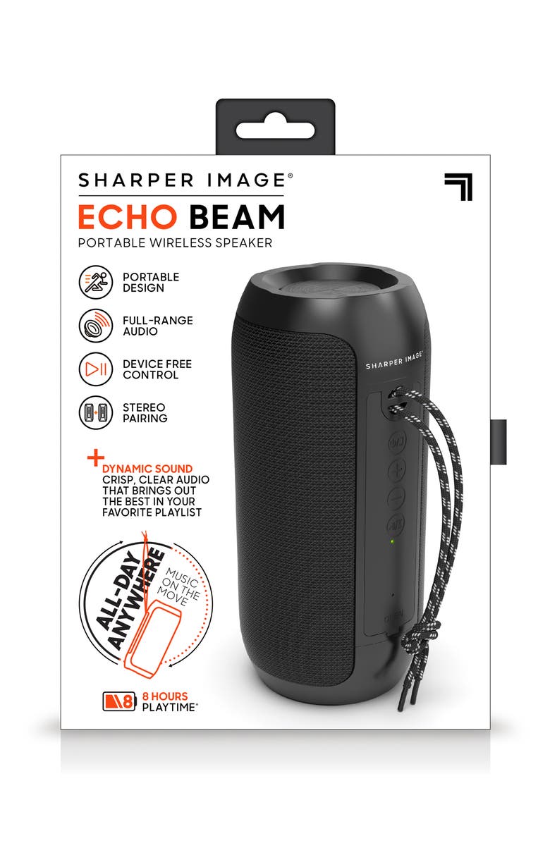 Sharper Image Echo Beam Speaker, Alternate, color, Black