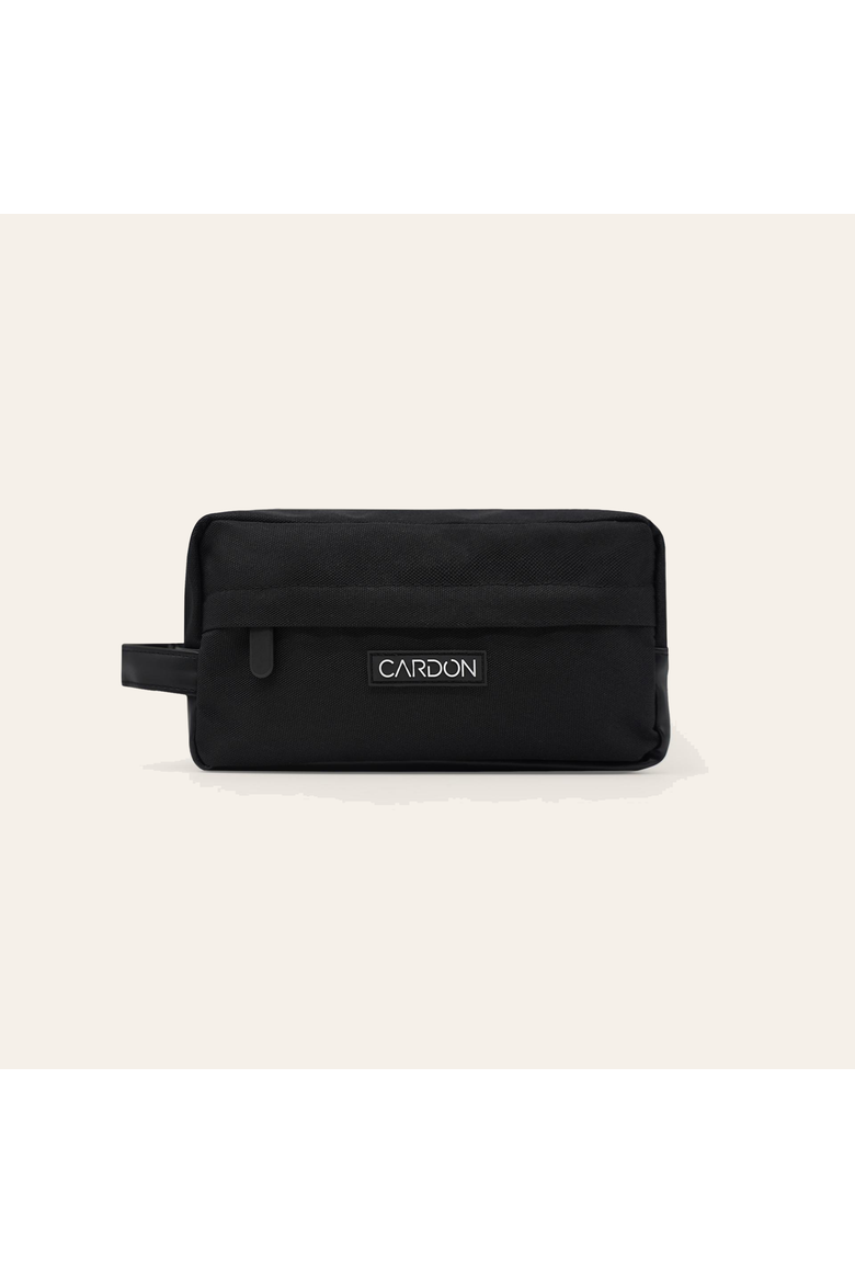 Dopp Kit Water Resistant Nylon Toiletry Bag, Main, color, Black