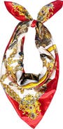 Petit Moments Chain Print Square Scarf