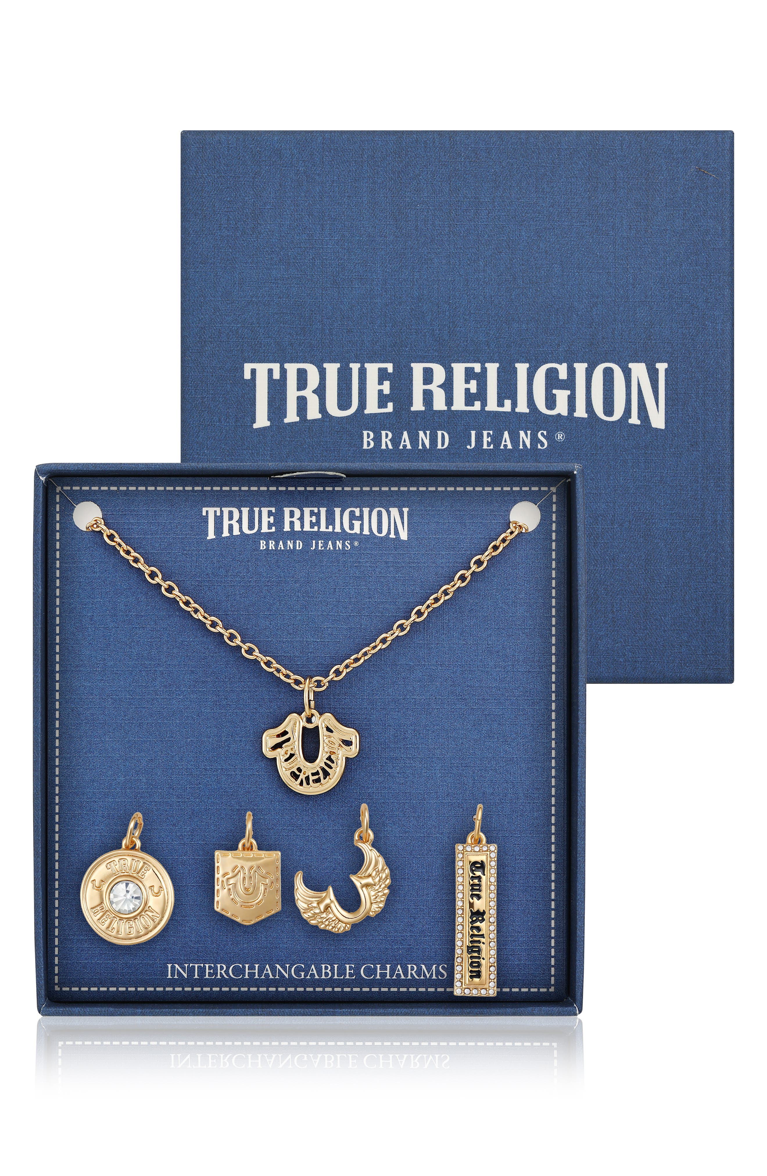True Religion Interchangeable Charms Necklace