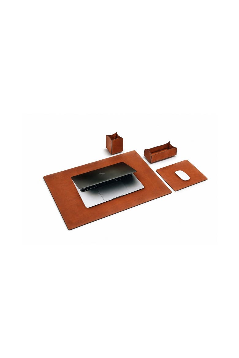 Rushmore Leather Desk Set, Alternate, color, Espresso
