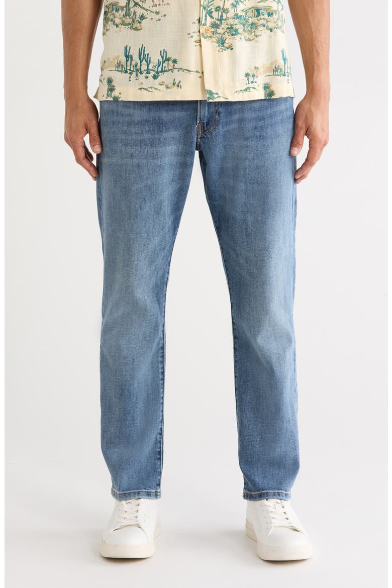 410 Athletic Fit Straight Leg Jeans, Main, color, MUSIC MAN