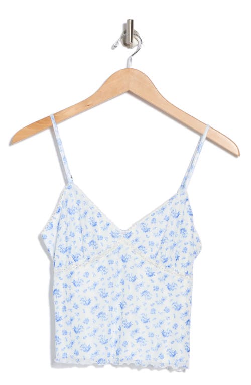 Abound Sweet Mesh Lace Trim Camisole