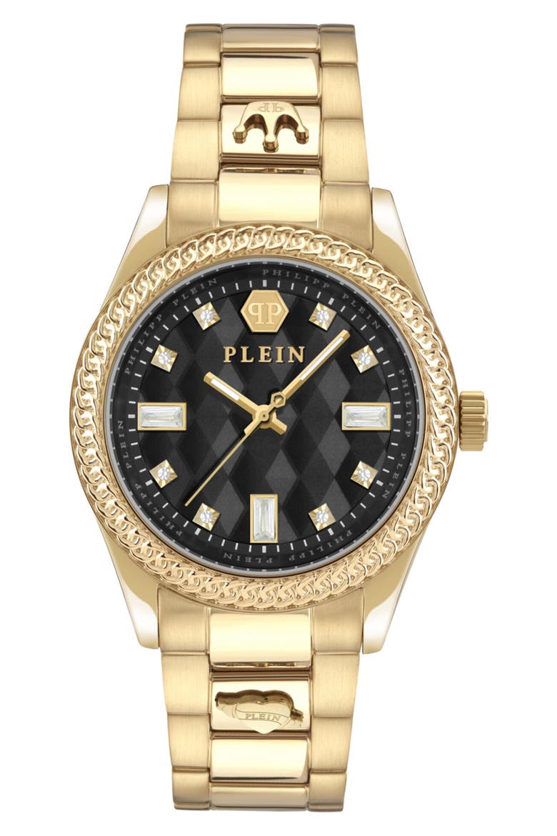 Queen Bracelet Watch, 38mm, Main, color, IP YELLOW GOLD