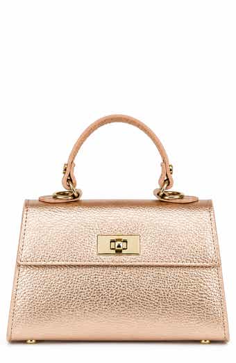 Isadora Leather Top Handle Bag