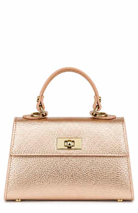 Isadora Leather Top Handle Bag