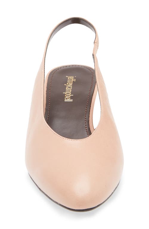 Jeffrey Campbell Snoop Slingback Wedge Pump In Light Pink
