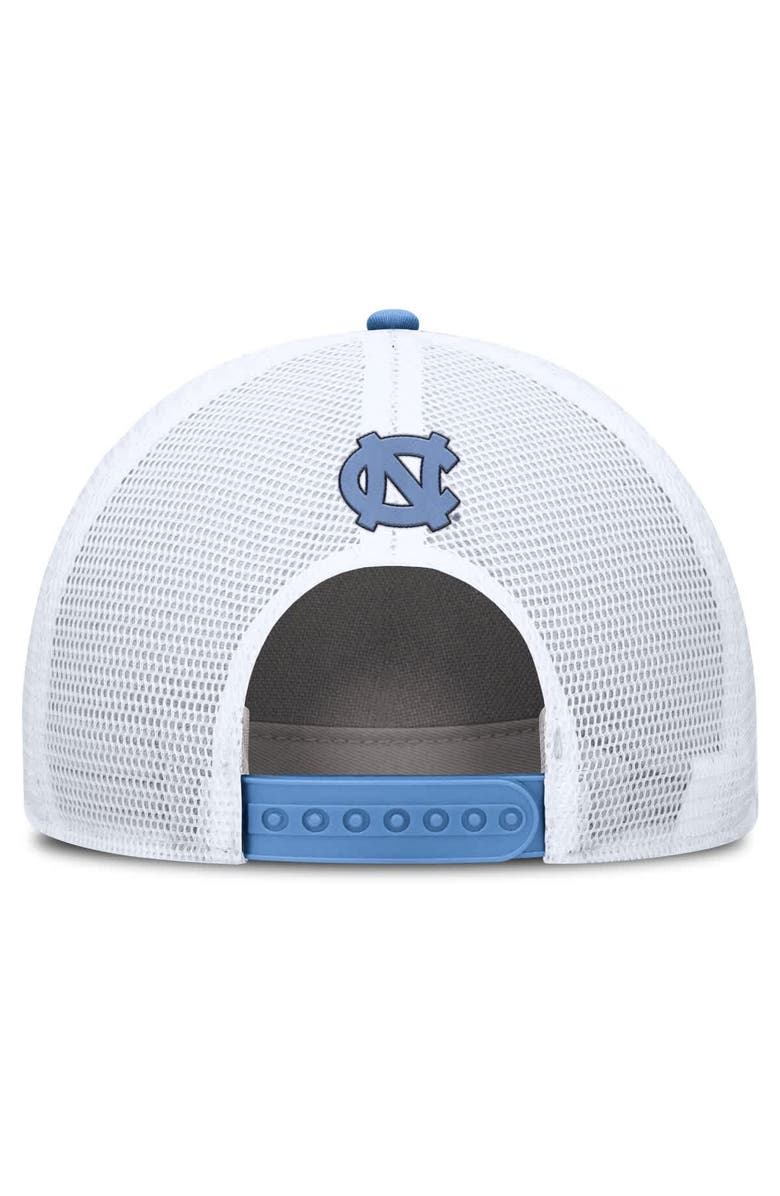 Jordan Brand Men's Jordan Brand Carolina Blue/White North Carolina Tar Heels 2025 On-Field Rise Patch Trucker Adjustable Hat, Alternate, color, Light Blue
