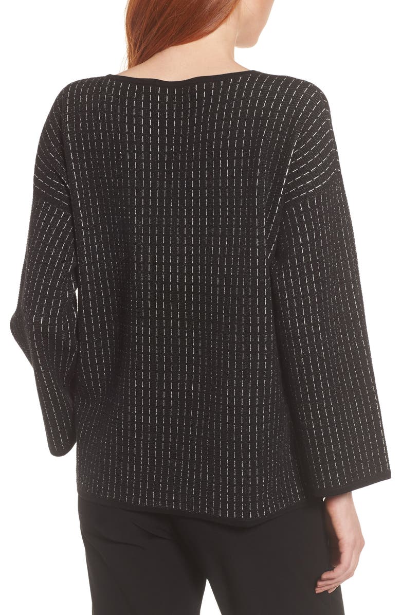 Eileen Fisher Jewel Neck Boxy Top, Alternate, color,