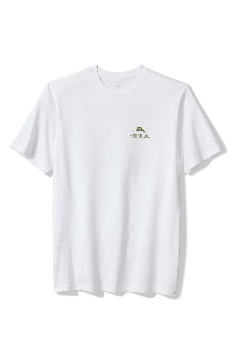 Tommy Bahama Ping it On Cotton Graphic T-Shirt, Main, color, White