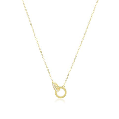 Interlocking CZ Necklace