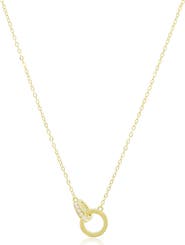 The Lovery Fine Jewelry Interlocking CZ Necklace
