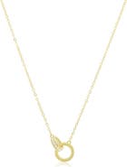 The Lovery Fine Jewelry Interlocking CZ Necklace