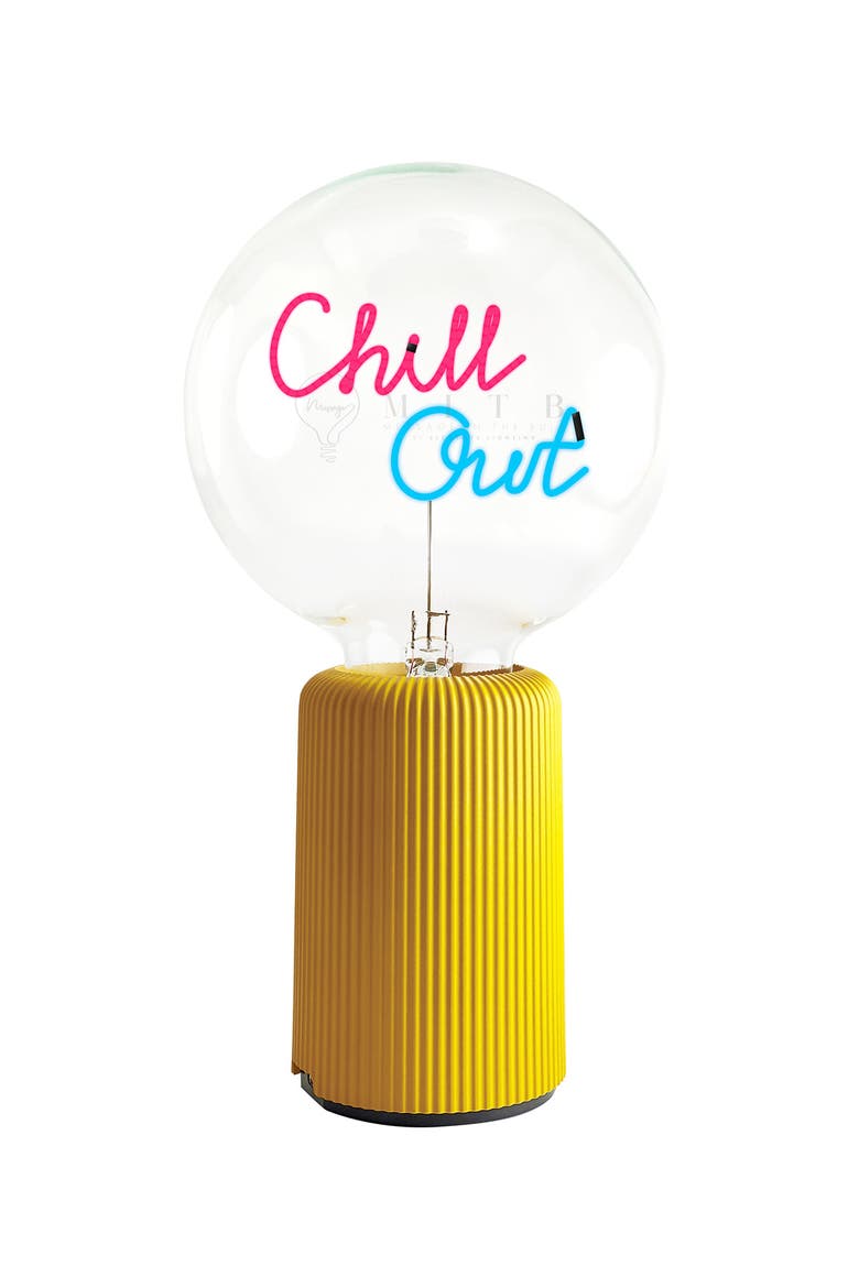 Chill Out Portable Table Lamp, Main, color, Yellow