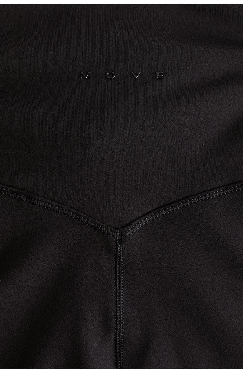 H&M Sports Leggings With Softmove, Alternate, color, Black