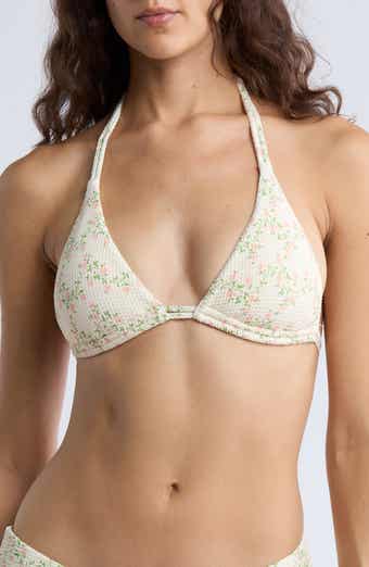 Dippin Daisys Lana Floral Triangle Bikini Top
