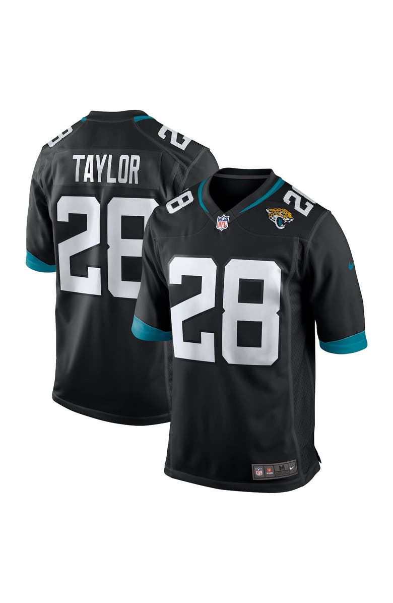 Nike Men's Nike Fred Taylor Black Jacksonville Jaguars Game Retired Player Jersey, Main, color, 