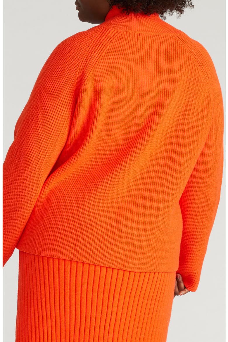Arli Surplice Neck Sweater, Alternate, color, POPPY