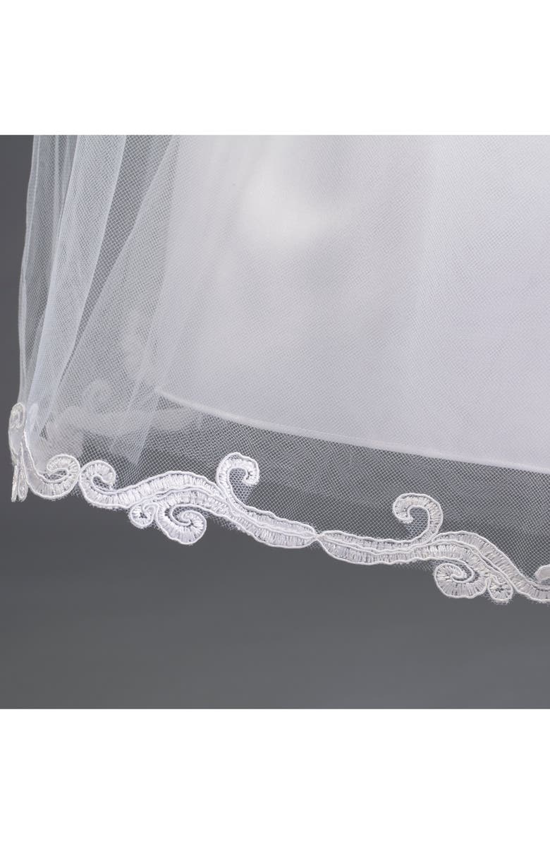 GERSON & GERSON Iris & Ivy Embroidered Sleeveless Tulle Dress, Alternate, color, 