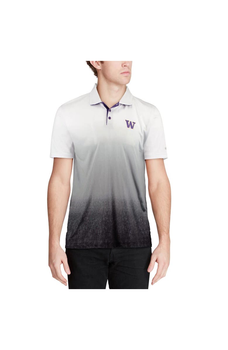 COLOSSEUM Men's Colosseum Gray Washington Huskies Magic Team Logo Polo, Alternate, color, 