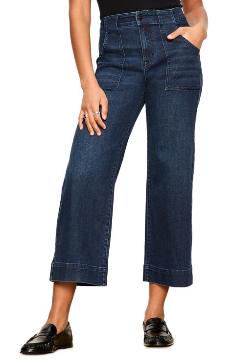 Insider Crop High Waist Cropped Straight Leg Jeans