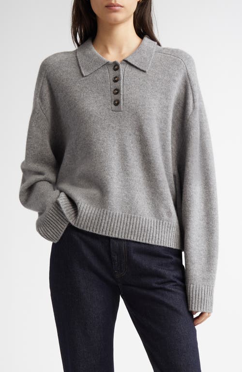 LOULOU STUDIO LOULOU DE SAISON HOMERE CASHMERE POLO SWEATER