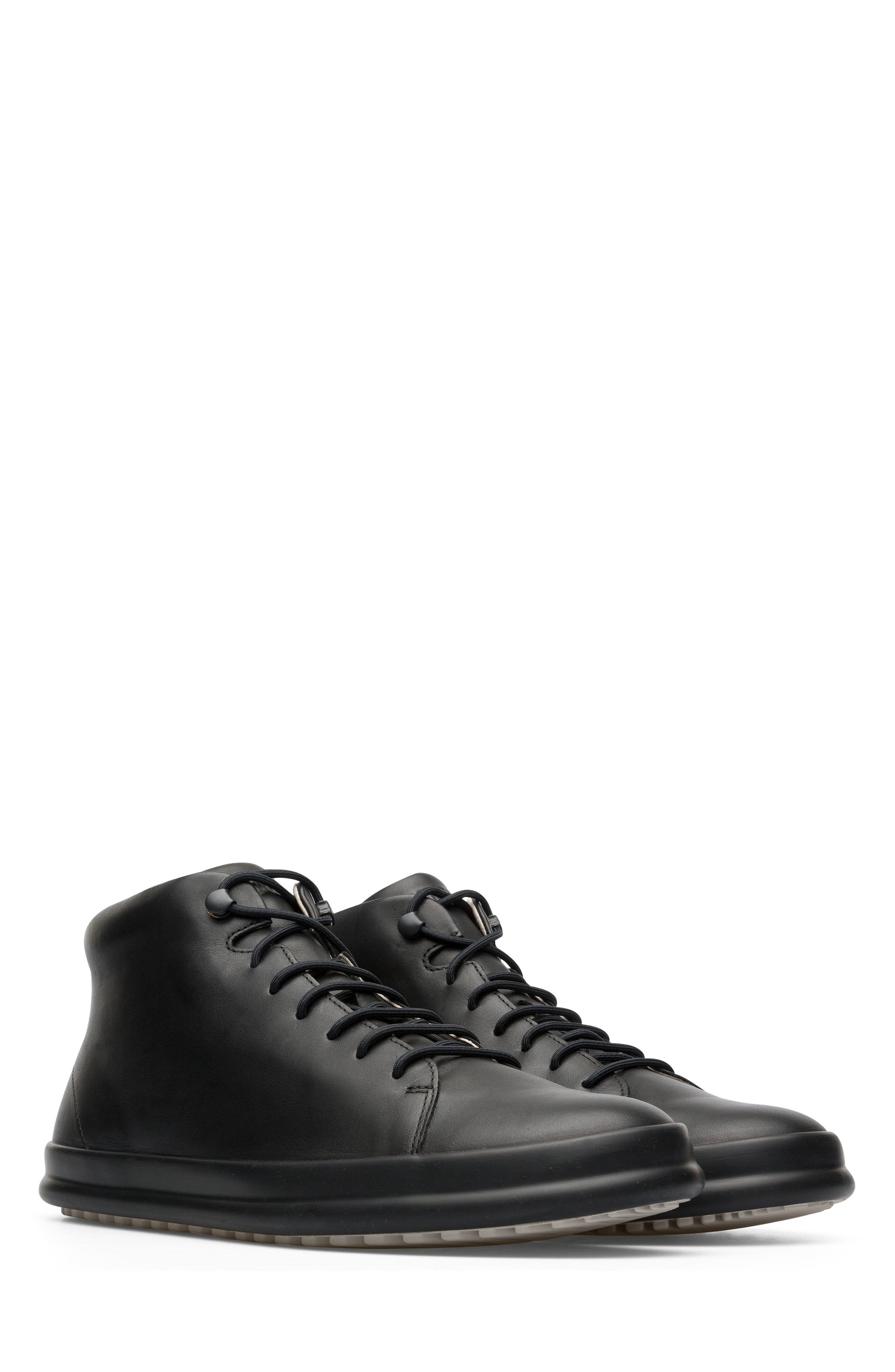 Chasis High Top Sneaker, Main, color, BLACK