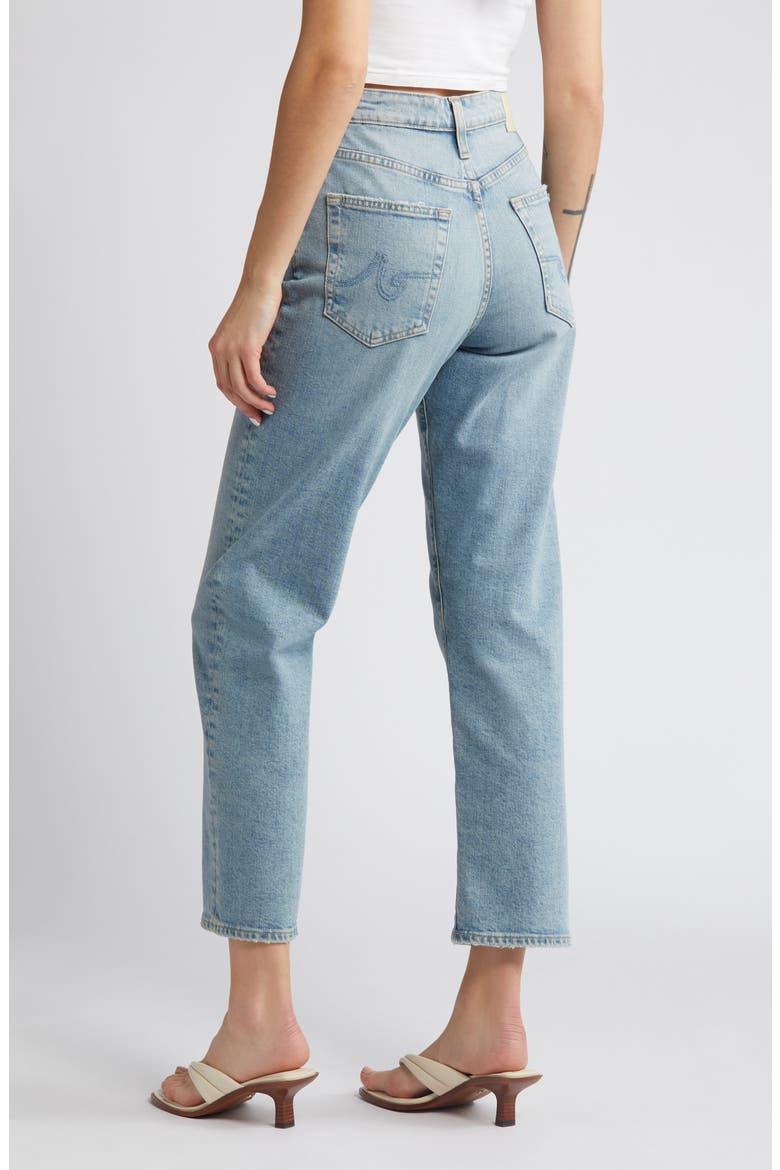 Rian High Waist Ankle Straight Leg Jeans, Alternate, color, ECLIPSED