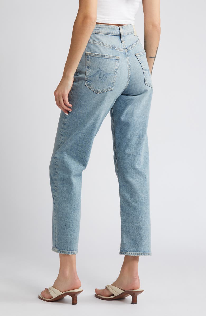 AG Rian High Waist Ankle Straight Leg Jeans, Alternate, color, 