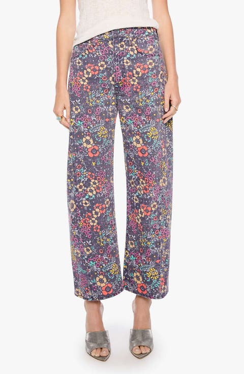 The Half-Pipe Flood High Waist Crop Wide Leg Jeans