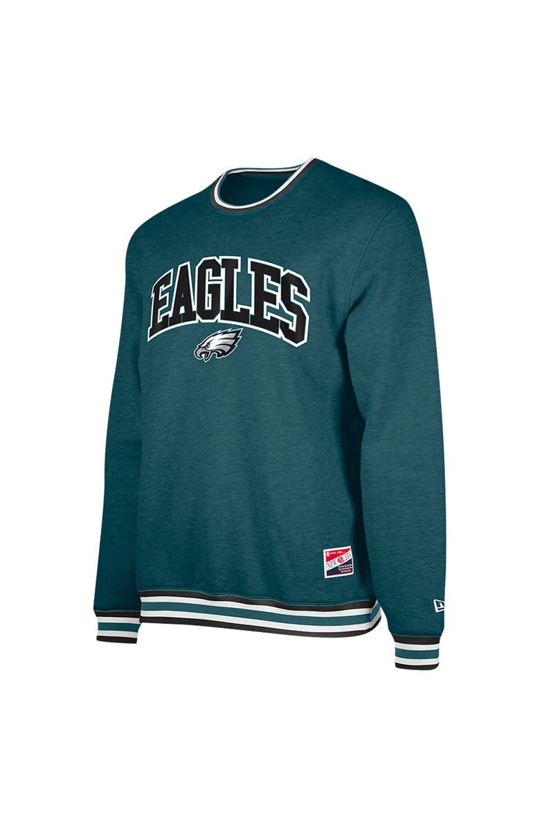 New Era Men's New Era Midnight Green Philadelphia Eagles Pullover Sweatshirt, Alternate, color, 