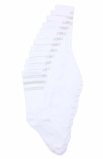 90 DEGREE BY REFLEX 6-Pack Ribbed Crew Socks