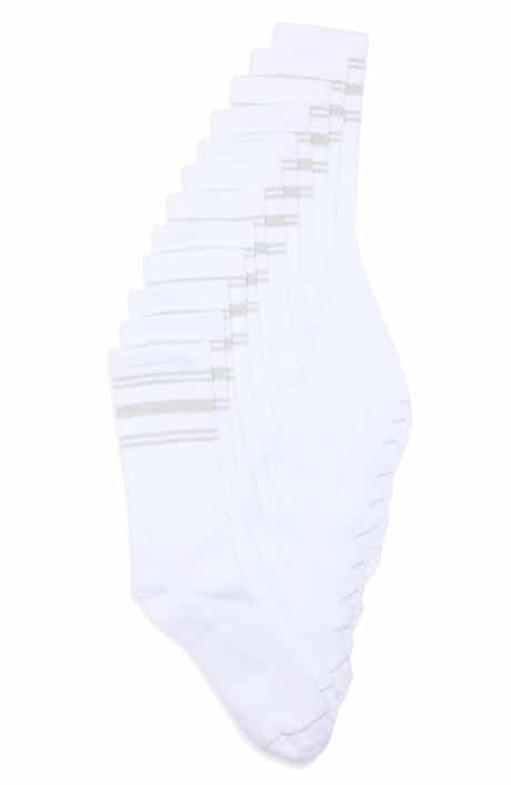 90 DEGREE BY REFLEX 6-Pack Ribbed Crew Socks