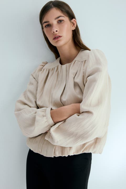 Oversized twill jacket