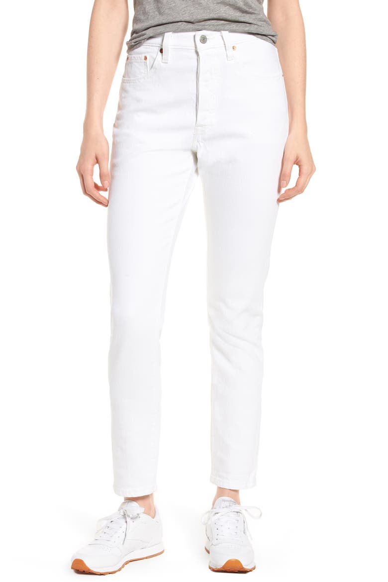 Levi's® 501® High Waist Skinny Jeans, Main, color, IN THE CLOUDS