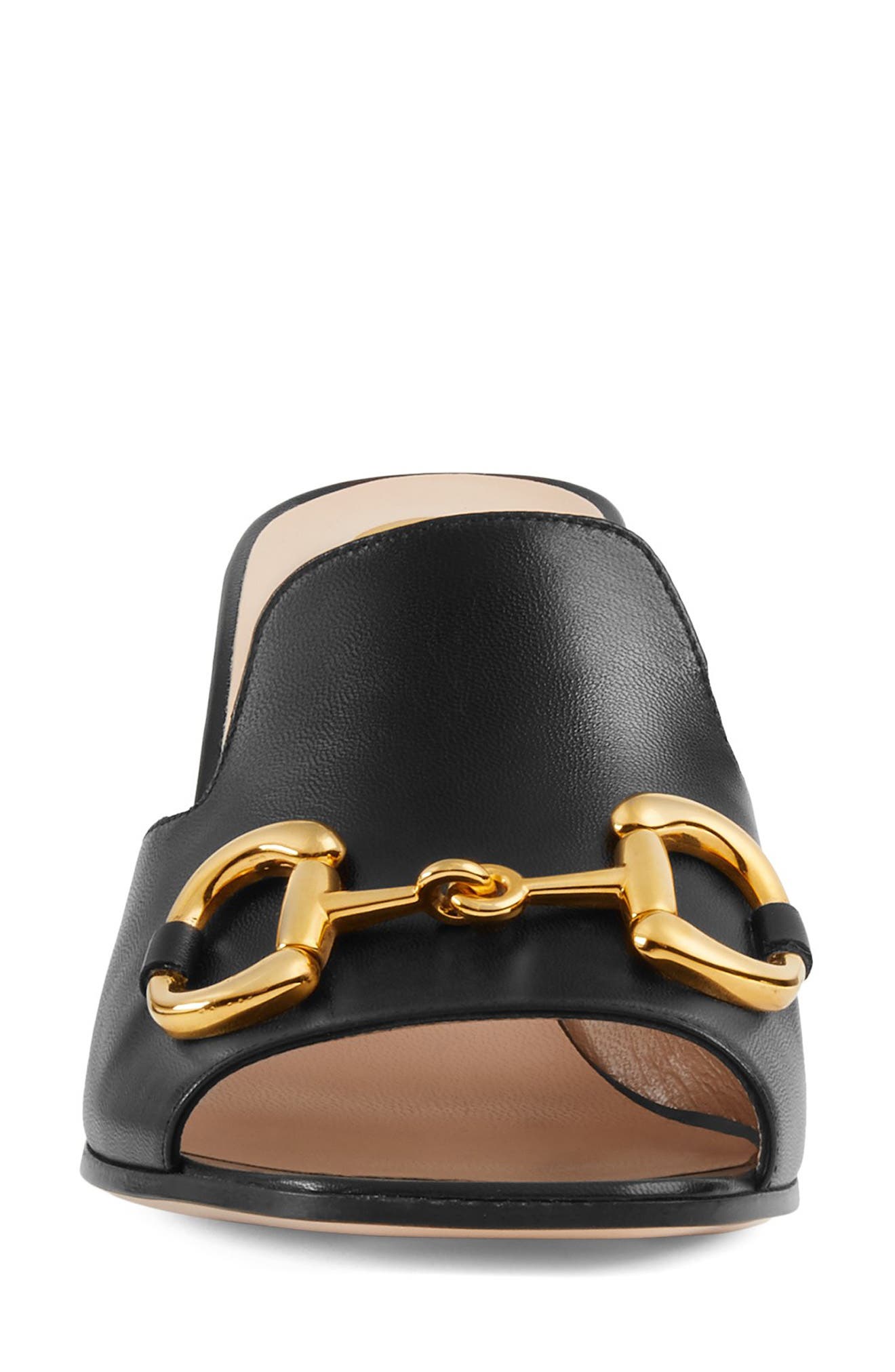 Gucci Baby Horsebit Slide Sandal, Alternate, color, 