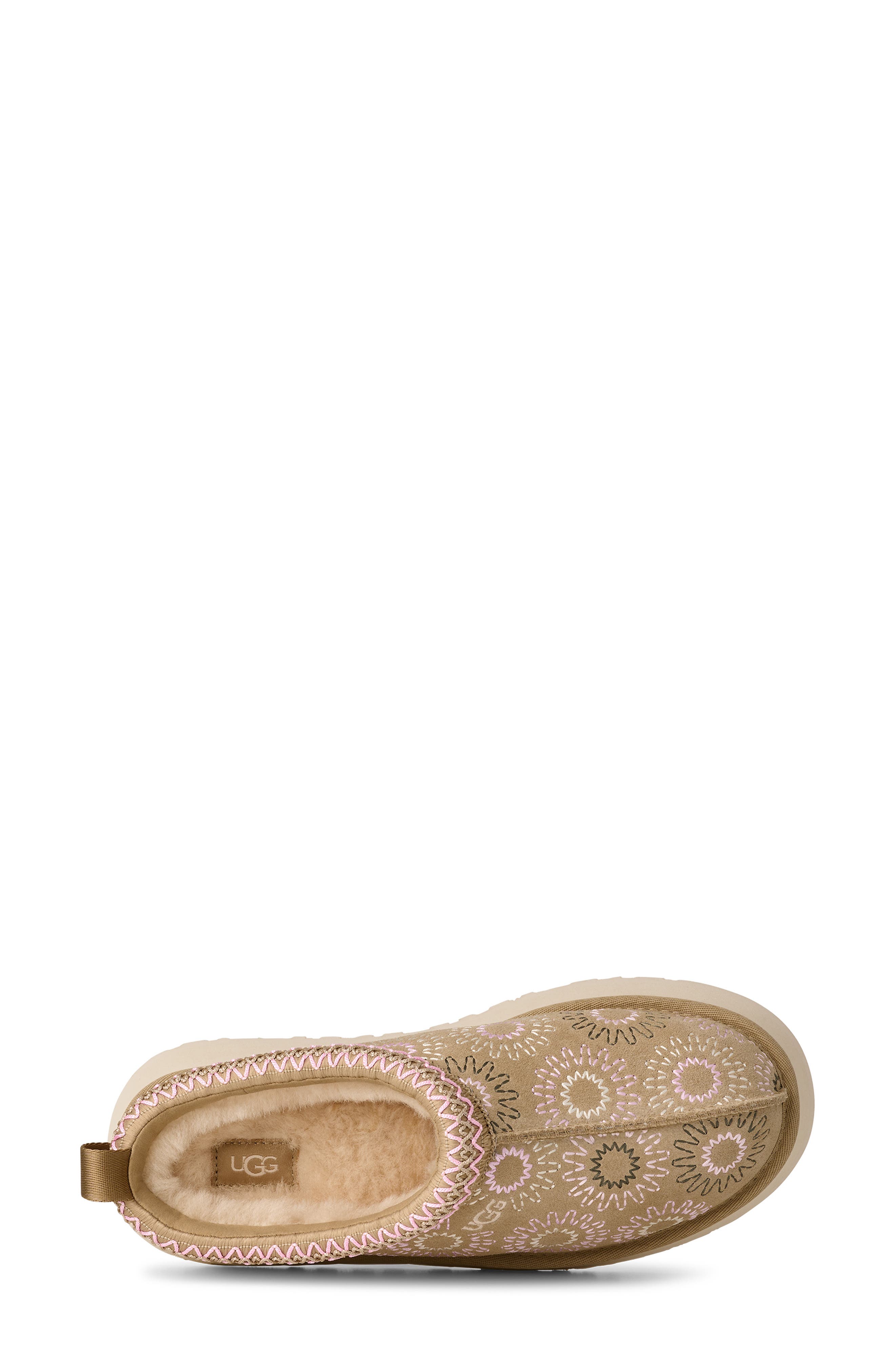 UGG<sup>®</sup> Tazz Sun Stitch Slipper, Alternate, color, Mustard Seed