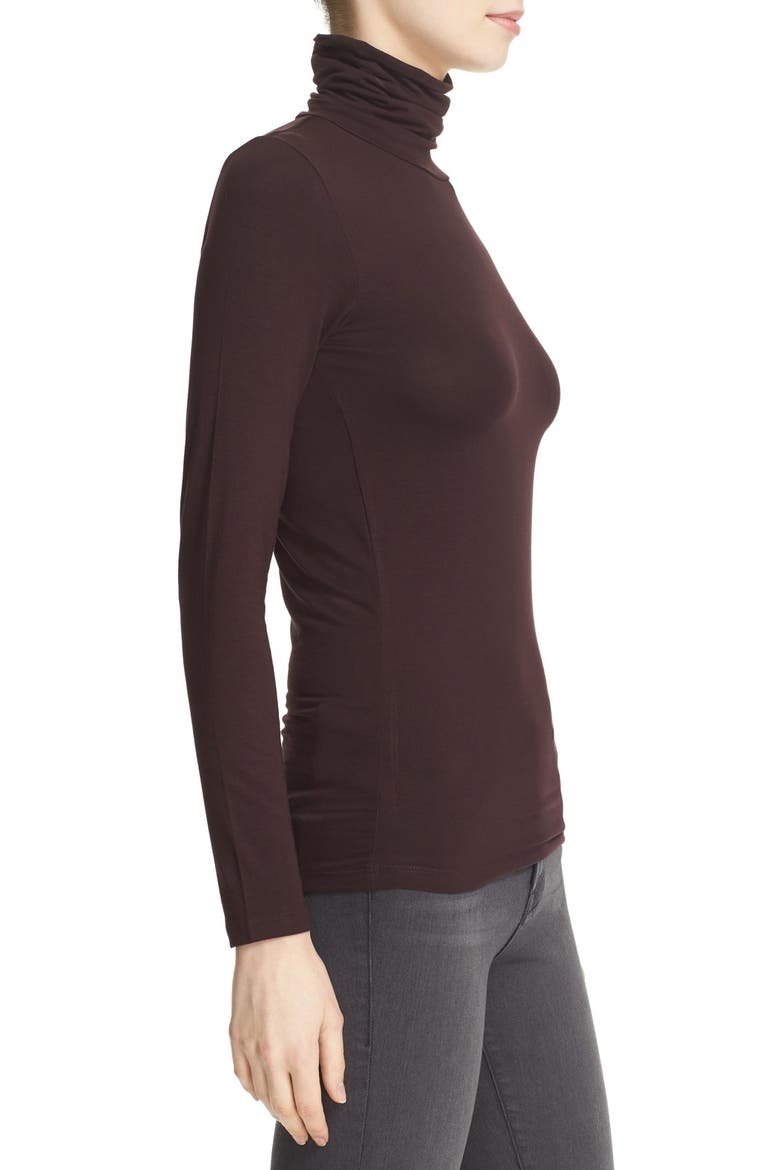 Turtleneck, Alternate, color, AUBERGINE