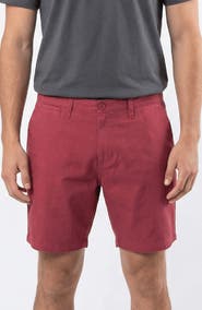 BURNSIDE Stretch Twill Shorts