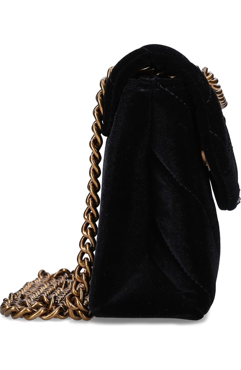 Kurt Geiger London Mini Kensington Eye Quilted Velvet Crossbody Bag, Alternate, color,