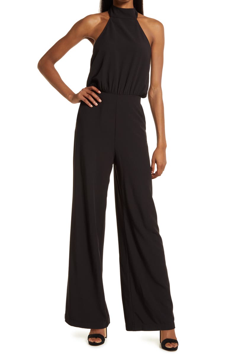 Lulus Moment for Life Halter Jumpsuit, Main, color,