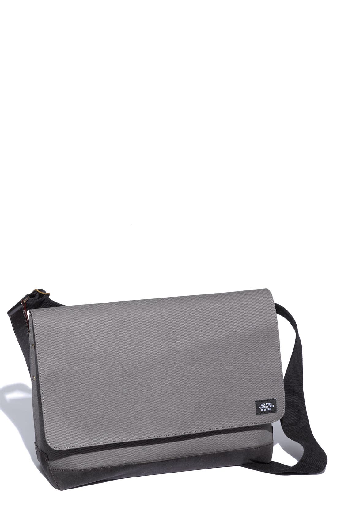 'Work Twill' Haversack Messenger Bag, Main, color, GREY
