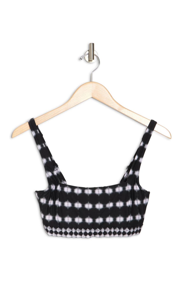 Sea Level Square Neck Printed Bikini Top, Alternate, color, 
