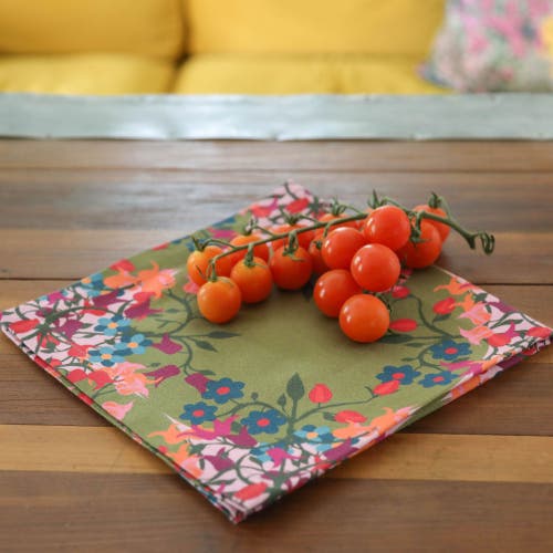 Sophie Williamson Design Offcut Napkins In Green