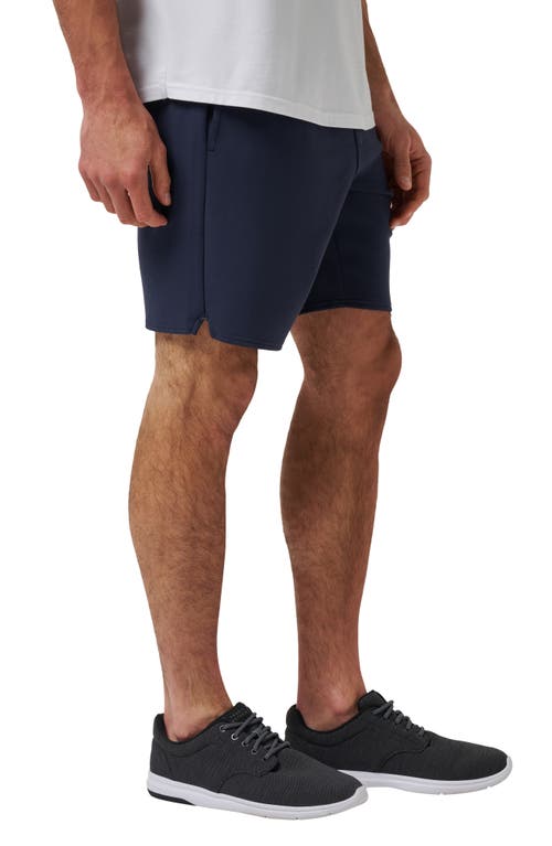 Travismathew Fibercloud Drawstring Shorts In Total Eclipse