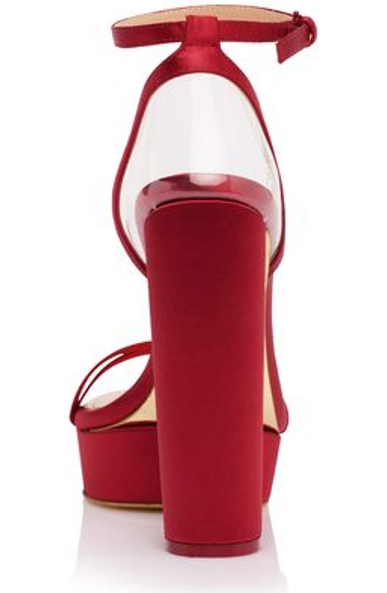 JESSICA RICH Platform Sandal, Alternate, color, Satin Leopard